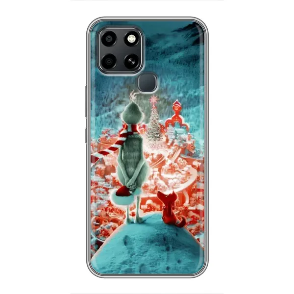 Чехол с рисунком «Новогодний Гринч» для Infinix Smart 6 Чехол с рисунком «Новогодний Гринч» для Infinix Smart 6