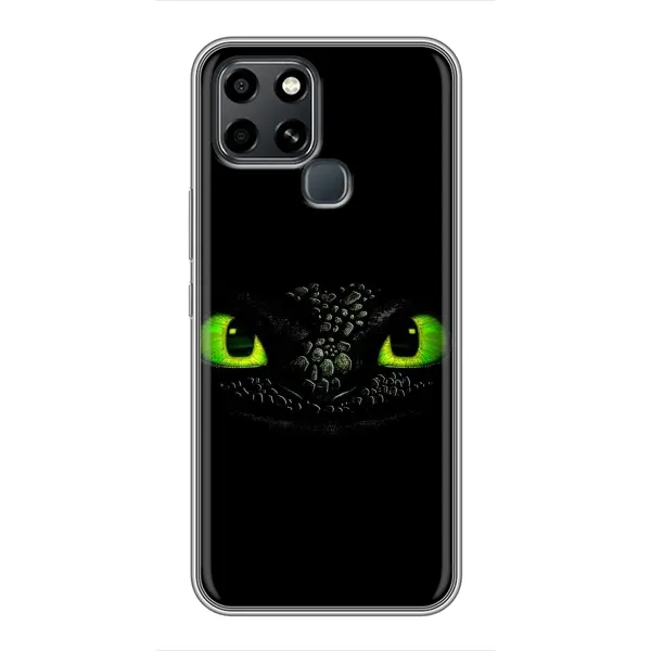 Чехол с рисунком «Глаза Беззубика» для Infinix Smart 6 Чехол с рисунком «Глаза Беззубика» для Infinix Smart 6