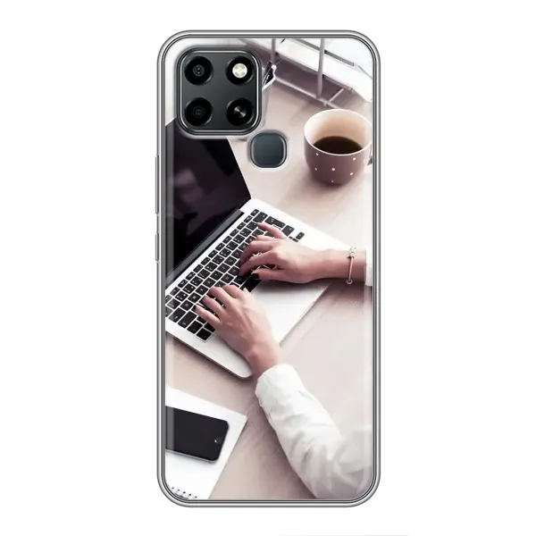 Чехол с рисунком «Офисный работник» для Infinix Smart 6 Чехол с рисунком «Офисный работник» для Infinix Smart 6