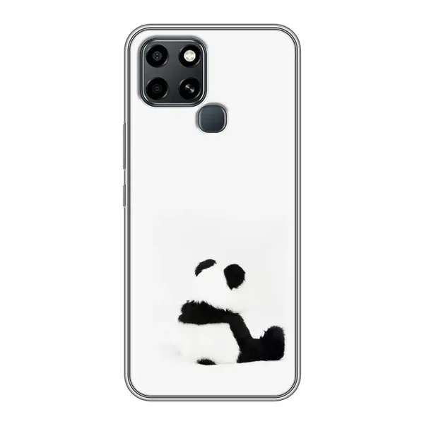 Чехол с рисунком «Панда обиделся» для Infinix Smart 6 Чехол с рисунком «Панда обиделся» для Infinix Smart 6