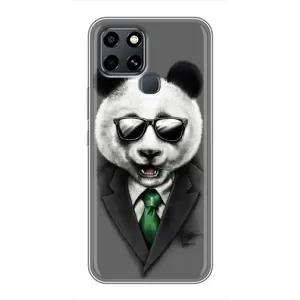 Чохли з Пандами на Infinix Smart 6 (Панда в окулярах)