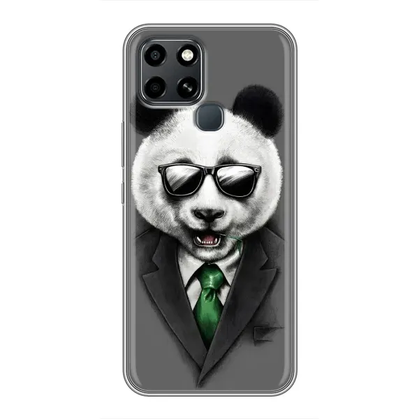 Чехол с рисунком «Панда в очках» для Infinix Smart 6 Чехол с рисунком «Панда в очках» для Infinix Smart 6