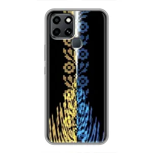 Силіконовый Чохол на Infinix Smart 6 (Патріотична вишиванка)