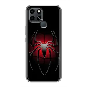 Чехол Супергерой Человека Паука на Infinix Smart 6 (Паук)