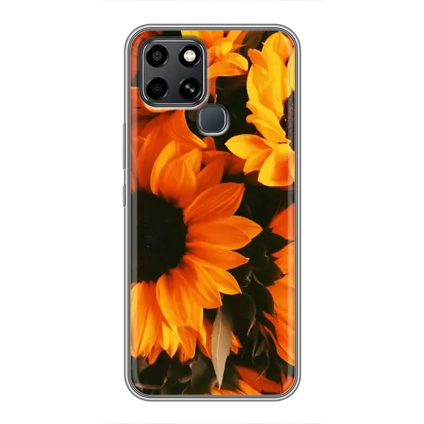 Чехол с рисунком «подсолнухи» для Infinix Smart 6 Чехол с рисунком «подсолнухи» для Infinix Smart 6