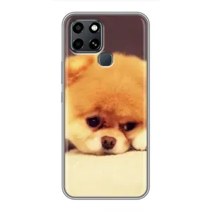 Чохол (ТПУ) Милі песики для Infinix Smart 6 (Померанский шпіц)
