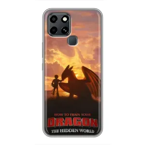 Чехол дракон Беззубик для Infinix Smart 6 (Постер Беззубика)