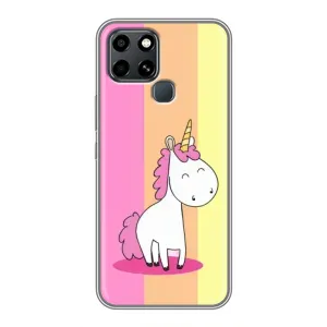 Чехол Unicorn на Infinix Smart 6 (Радужный Единорог)