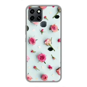 Чехлы с принтом Розочки для Infinix Smart 6 (Разные цветы)