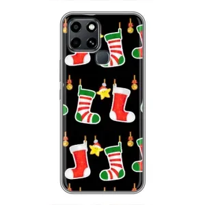 Силіконовий бампер на різдво для Infinix Smart 6 (Різдвяні подарунки)
