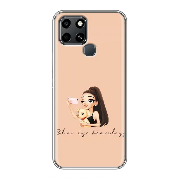 Чехол с рисунком «С собакой» для Infinix Smart 6 Чехол с рисунком «С собакой» для Infinix Smart 6