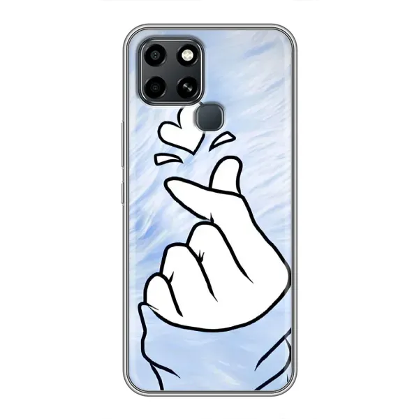 Чехол с рисунком «Сердечка знак» для Infinix Smart 6 Чехол с рисунком «Сердечка знак» для Infinix Smart 6