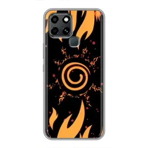 Купить Чехлы на телефон с принтом Anime для Infinix Smart 6 (Солнце Наруто)