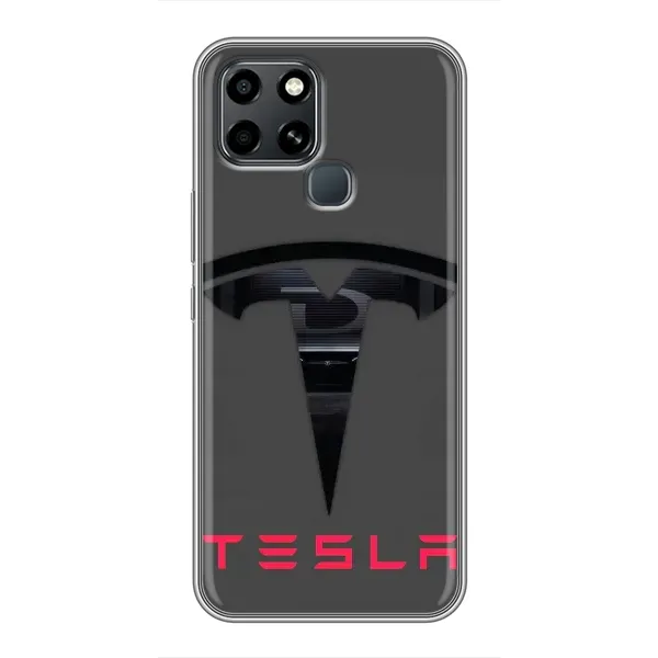 Чехол с рисунком «Logo TESLA» для Infinix Smart 6 Чехол с рисунком «Logo TESLA» для Infinix Smart 6