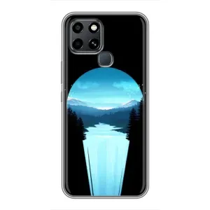 Літній Чохол на Infinix Smart 6 (Синій Водоспад)