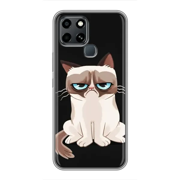 Чехол с рисунком «Взгляд кота» для Infinix Smart 6 Чехол с рисунком «Взгляд кота» для Infinix Smart 6