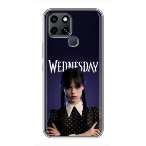 Чехлы с принтом Уэнсдей на Infinix Smart 6 (Wednesdey)