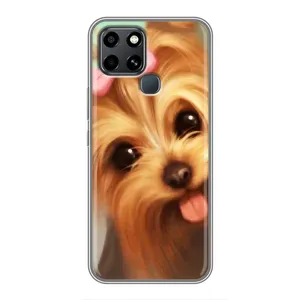 Чохол (ТПУ) Милі песики для Infinix Smart 6 (Йоркширський тер'єр)