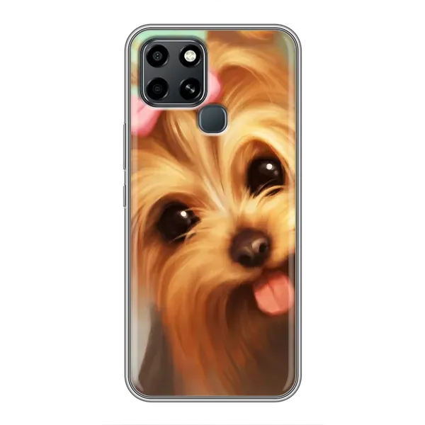 Чехол с рисунком «Йоршенский терьер» для Infinix Smart 6 Чехол с рисунком «Йоршенский терьер» для Infinix Smart 6