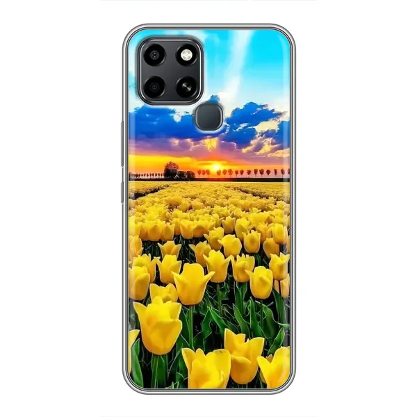 Чехол с рисунком «Желтые тюльпаны» для Infinix Smart 6 Чехол с рисунком «Желтые тюльпаны» для Infinix Smart 6