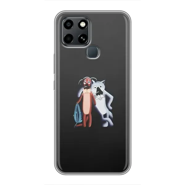 Чехол с рисунком «Шо, опять» для Infinix Smart 6