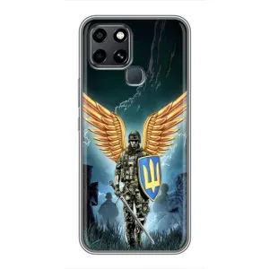 Патріотичний Чохол для Infinix Smart 6 (ЗСУ з крильми)