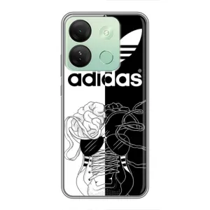 Чехол в стиле "Адидас" для Инфиникс Смарт 7 ШД (Adidas шнурки)