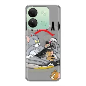 Силиконовый Чехол Nike Air Jordan на Инфиникс Смарт 7 ШД (Air Jordan)