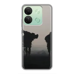 Чехлы на военную тематику для Infinix Smart 7 HD (Бой солдат)