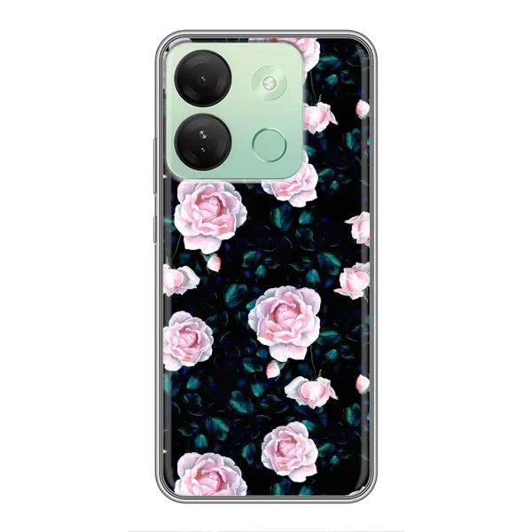 Чехол с рисунком «Чайные розы» для Infinix Smart 7 HD Чехол с рисунком «Чайные розы» для Infinix Smart 7 HD