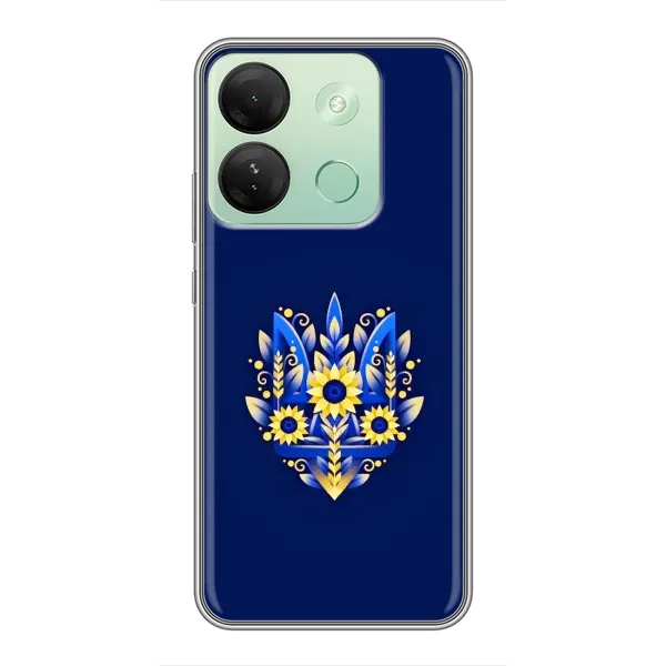 Чехол с рисунком «Цветущий Герб» для Infinix Smart 7 HD Чехол с рисунком «Цветущий Герб» для Infinix Smart 7 HD