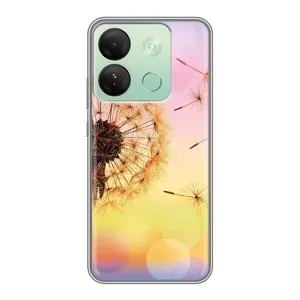 Силіконовий Чохол з кульбабками на Infinix Smart 7 HD (Квітка-кульбаба)