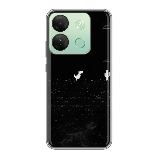 Чехол с рисунком «Динозаврик» для Infinix Smart 7 HD Чехол с рисунком «Динозаврик» для Infinix Smart 7 HD