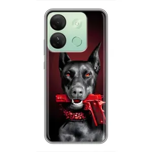 Чехол ДОБЕРМАН для Infinix Smart 7 HD (Доберман злой)