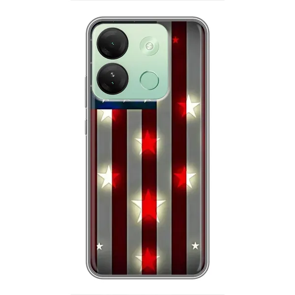 Чехол с рисунком «Флаг США 2» для Infinix Smart 7 HD Чехол с рисунком «Флаг США 2» для Infinix Smart 7 HD
