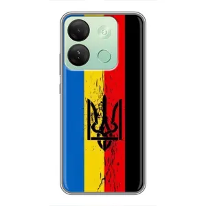 Чехлы УПА (Красно-Чёрный) на Infinix Smart 7 HD (Флаг УПА)