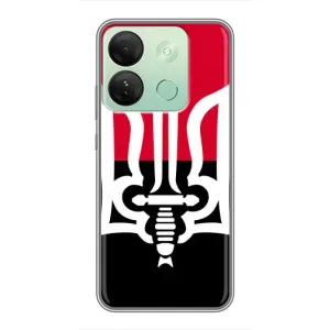 Чехлы УПА (Красно-Чёрный) на Infinix Smart 7 HD (Герб Украины)