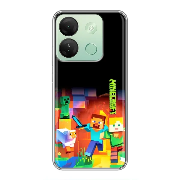Чехол с рисунком «Герой Майнкрафт» для Infinix Smart 7 HD Чехол с рисунком «Герой Майнкрафт» для Infinix Smart 7 HD