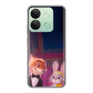 Силиконовый чехол с принтом Зоотрополіс для Infinix Smart 7 HD (Главные герои)