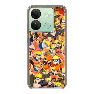 Чехлы с принтом Наруто на Infinix Smart 7 HD (Коллаж Наруто)