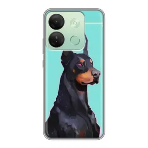 Чехол ДОБЕРМАН для Infinix Smart 7 HD (Король доберман)