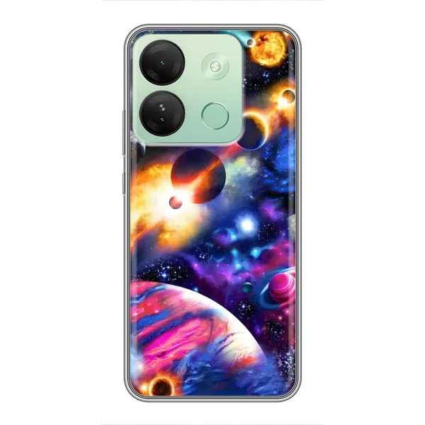 Чехол с рисунком «Космический мир» для Infinix Smart 7 HD Чехол с рисунком «Космический мир» для Infinix Smart 7 HD