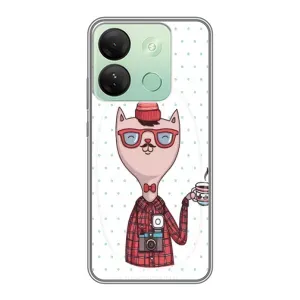 Чехол на тематику: Коты для Infinix Smart 7 HD (Кот аристократ)