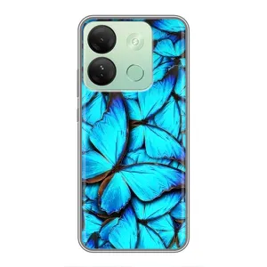 Силиконовый бампер с картинкой животных для Infinix Smart 7 HD (Крылья бабочек)
