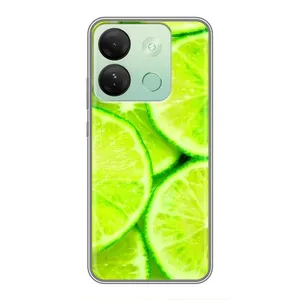 Чехол с изображением вкусной еды для Infinix Smart 7 HD (Лайм)