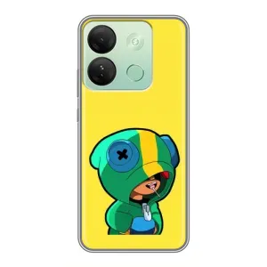 Чехол Бравл Старс для Infinix Smart 7 HD (Леон (LEON))