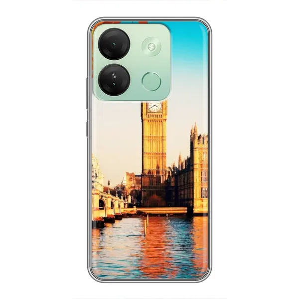 Чехол с рисунком «Летний Лондон» для Infinix Smart 7 HD