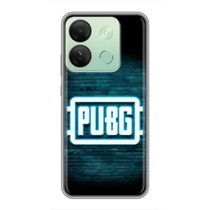 Чехол (TPU) с картинкой "Лого Пабг" на Инфиникс Смарт 7 ШД (Лого PUBG)
