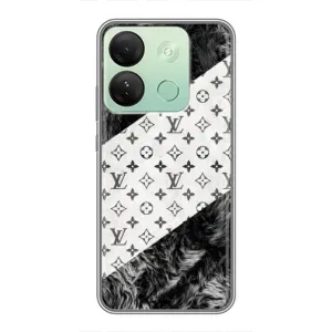Чехол Стиль Louis Vuitton на Infinix Smart 7 HD (LV на белом)