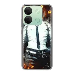 Силиконовый чехол с картинкой "Герой Pubg" на Infinix Smart 7 HD (Man Пубг)